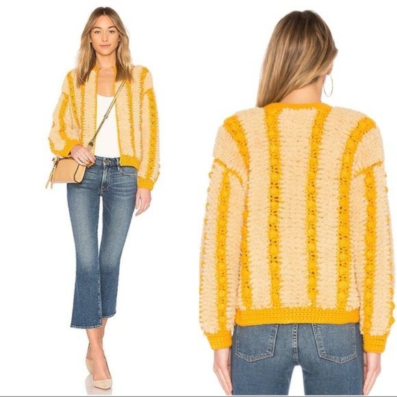 New Revolve Tularosa Morgana chunky oversized knit textured sweater coat jacket - Picture 4 of 6